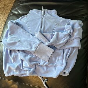 Woman’s Zyia fleece half zip sweater